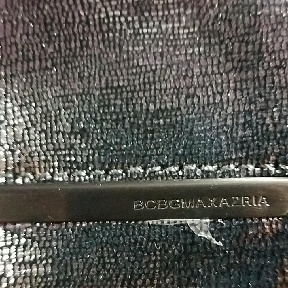 BcbgMaxAzria gray metallic envelope purse - Picture 6 of 7